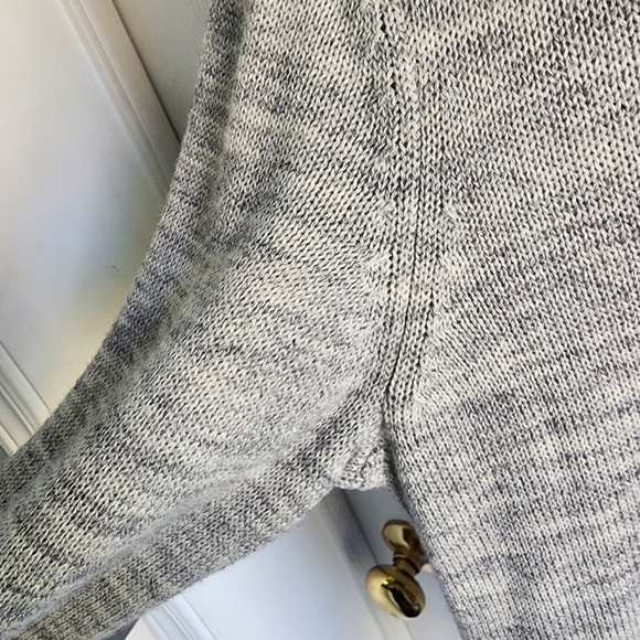 Tribal Women's Sweater Size L Metallic Marled Knit Scoop Neck Beige Knit NWT - Picture 6 of 9